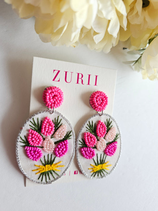 Lavender Earrings- Pink