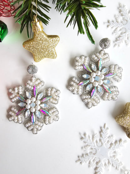 Snowflakes earrings