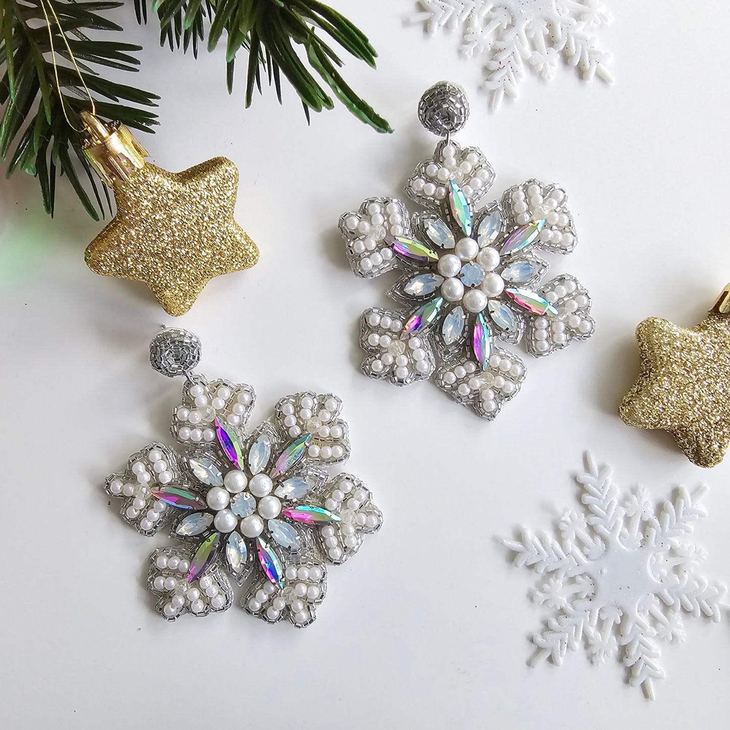 Snowflakes earrings