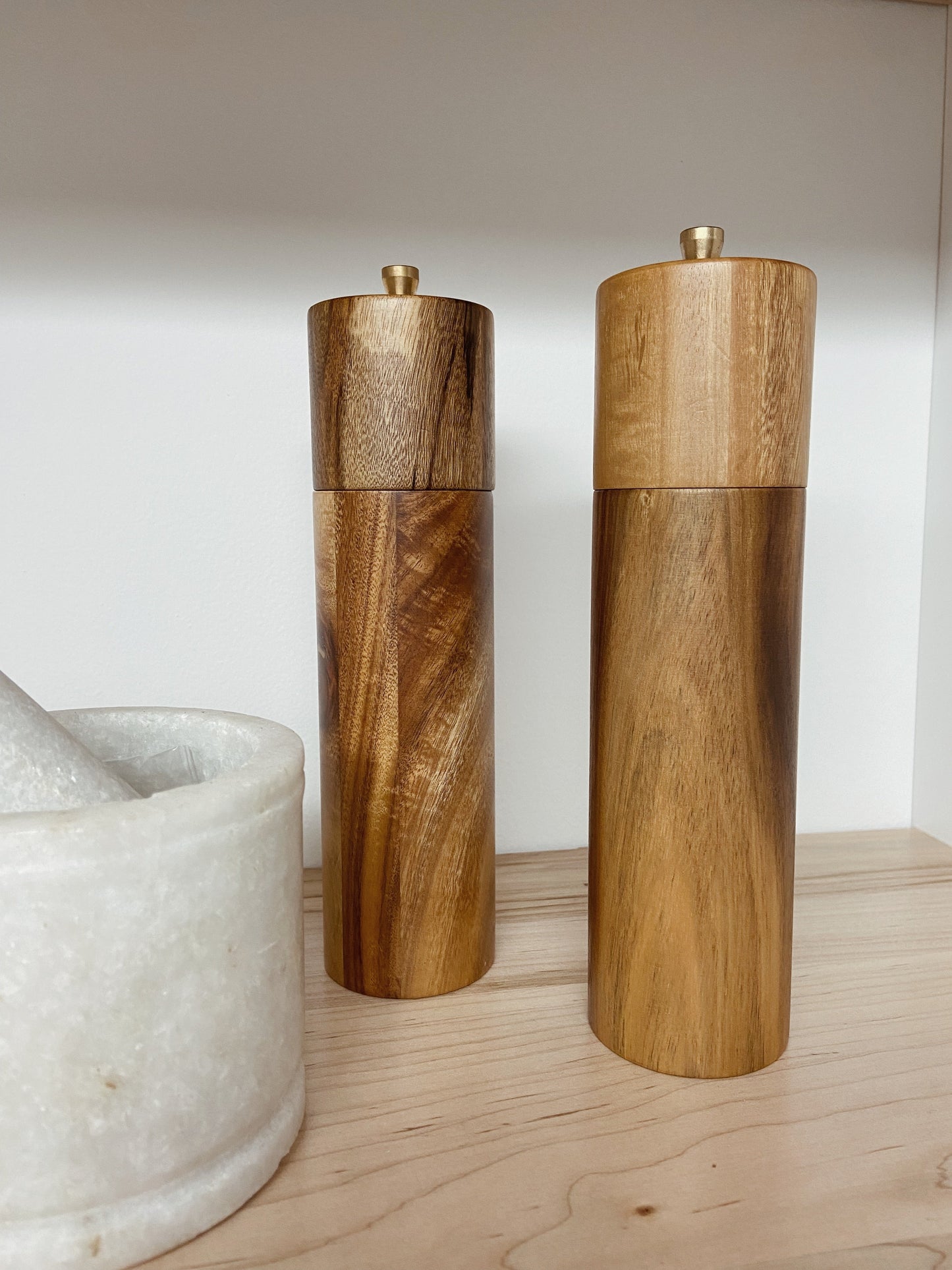 Acacia Wood Salt & Pepper Grinder