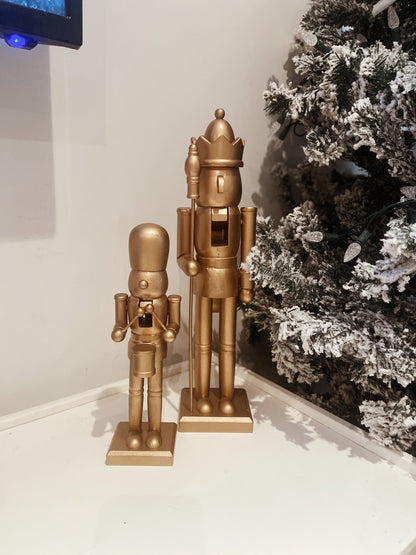 Set of Two Wooden Nutcrackers