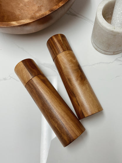 Acacia Wood Salt & Pepper Grinder