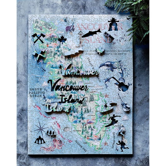 Vancouver Island Map Puzzle