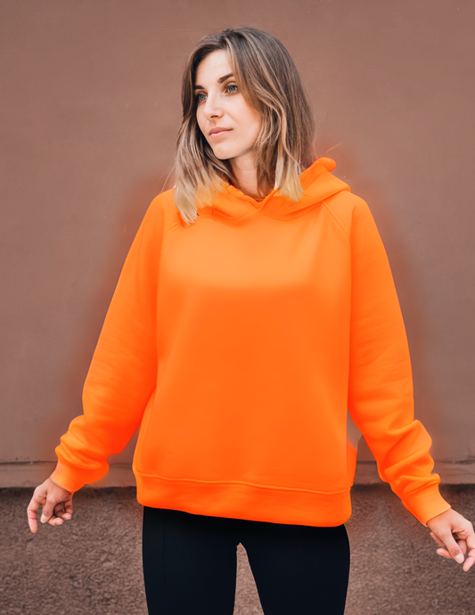 Oversized Orange Hoodie