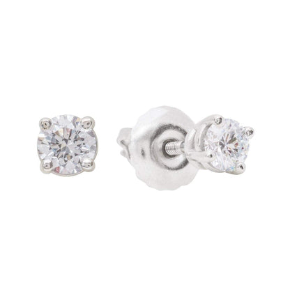 Boucles d'oreilles Classiques en or 14K et diamants