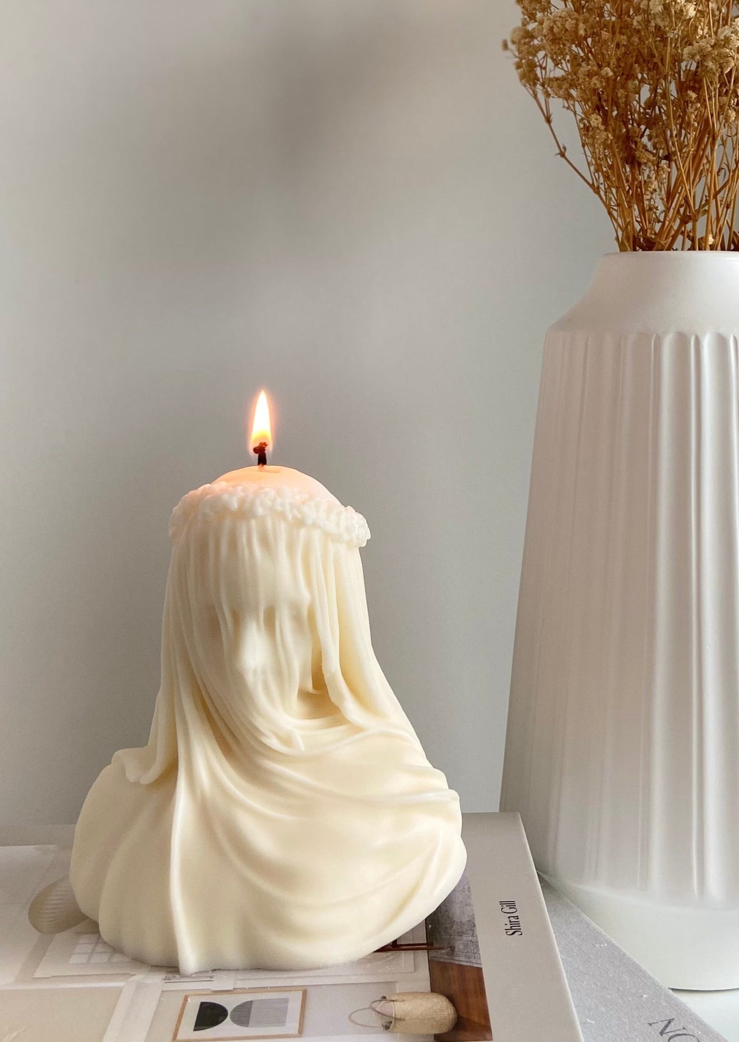 The Veiled Lady Candle