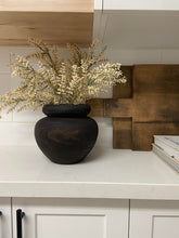 Load image into Gallery viewer, Black Paulownia Wooden Vase
