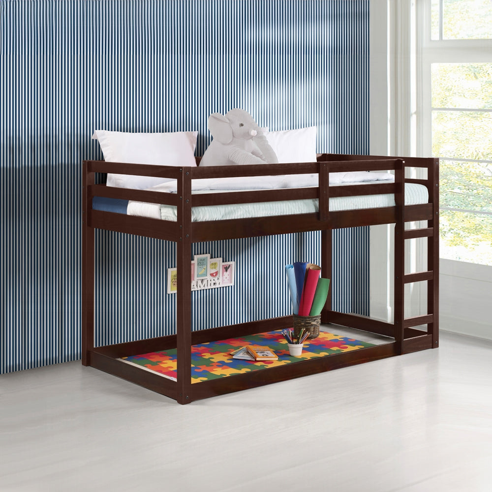 Barney Twin Bunk Loft Bed - Espresso