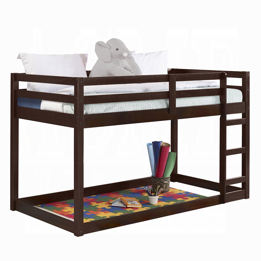 Barney Twin Bunk Loft Bed - Espresso