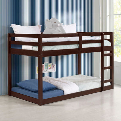 Barney Twin Bunk Loft Bed - Espresso