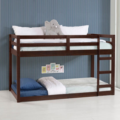 Barney Twin Bunk Loft Bed - Espresso