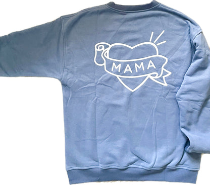 Mama tattoo adult sweatshirt