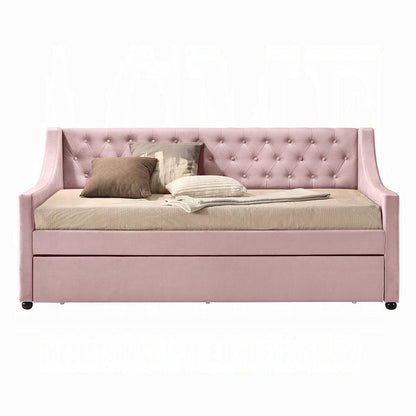 Hague Tufted Daybed w/Trundle - Pink