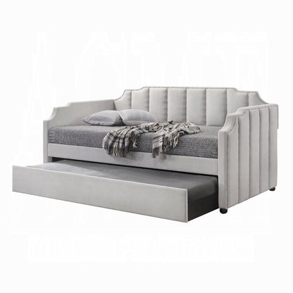 Breda Arched Daybed w/Trundle - Dove Grey