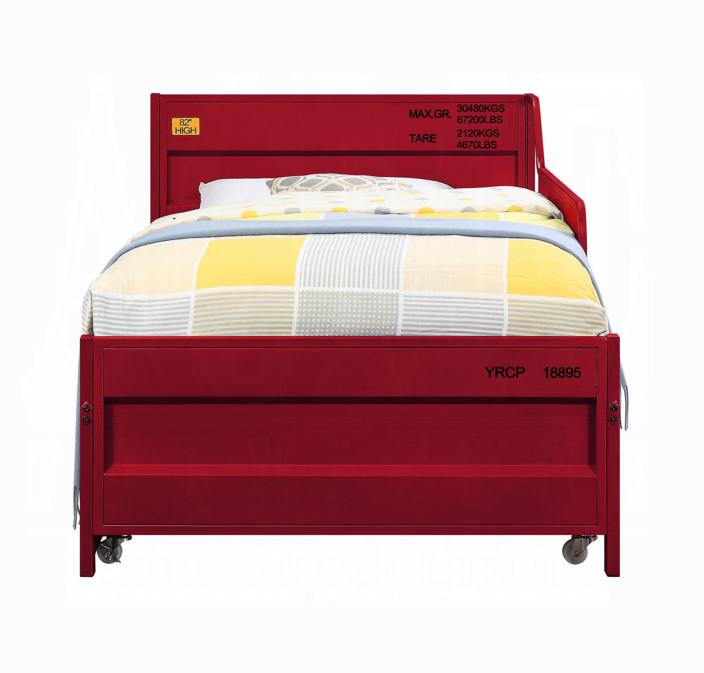 Kamotsu Daybed w/Trundle - Red