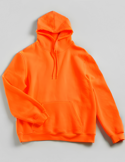 Oversized Orange Hoodie
