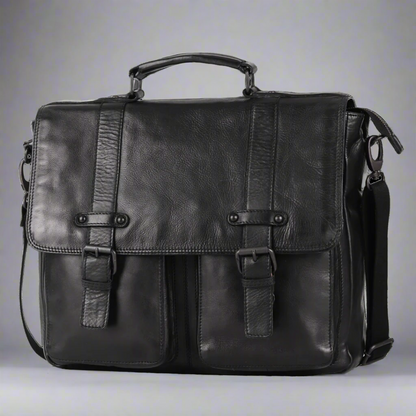 MET Messenger Laptop Leather Bag