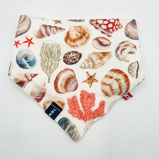 Bandana Bib (Seashell)