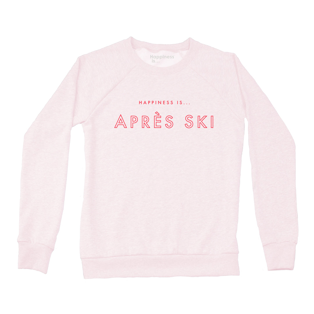 Women's Apres Crew Sweatshirt, Ballet Pink