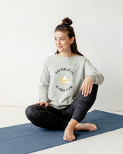 Load image into Gallery viewer, Women&#39;s Yoga Glow Crew Sweatshirt, Heather Grey
