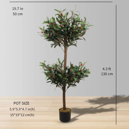 Sandy Potted Boxwood Topiary Plant 4.3'