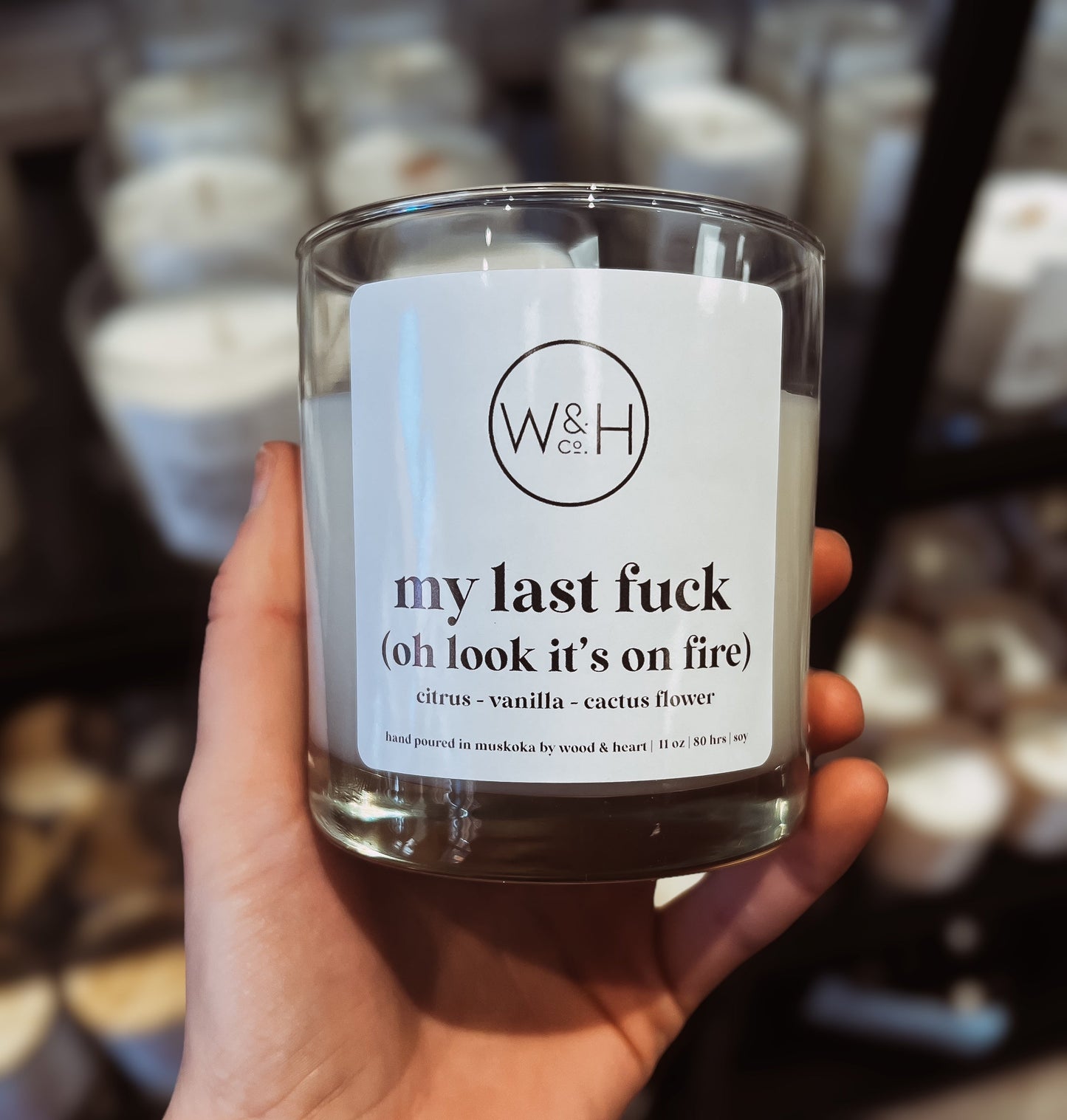 Sweary Candle "My Last F*"