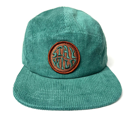 Stay Wild corduroy 5 panel