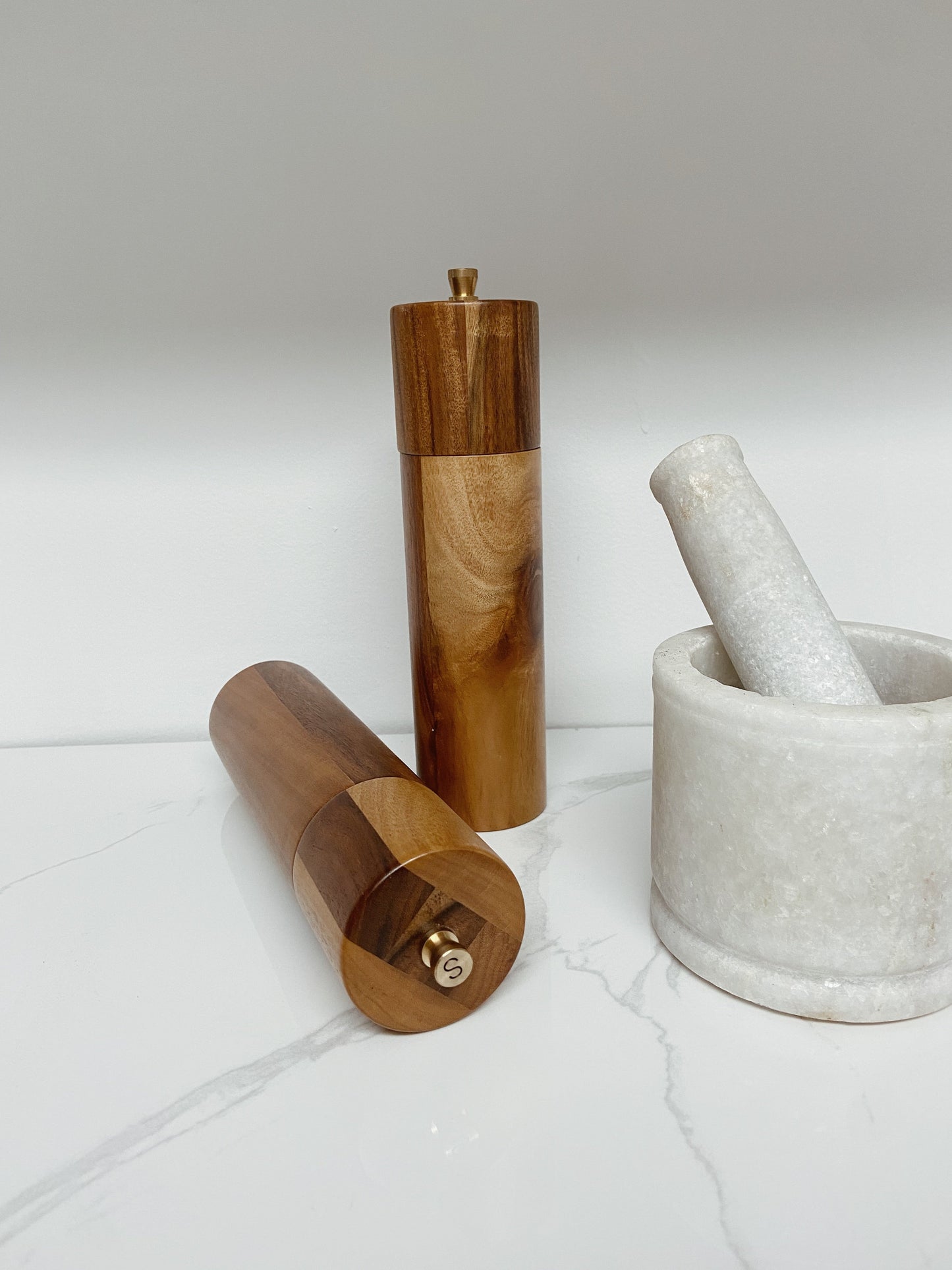 Acacia Wood Salt & Pepper Grinder