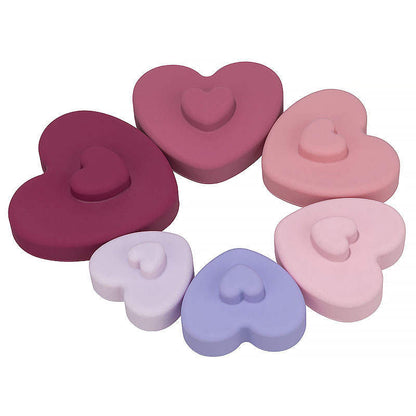 Heart Shaped Silicone Stacker