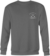 Load image into Gallery viewer, Men&#39;s Golf Crew Sweatshirt, Charcoal
