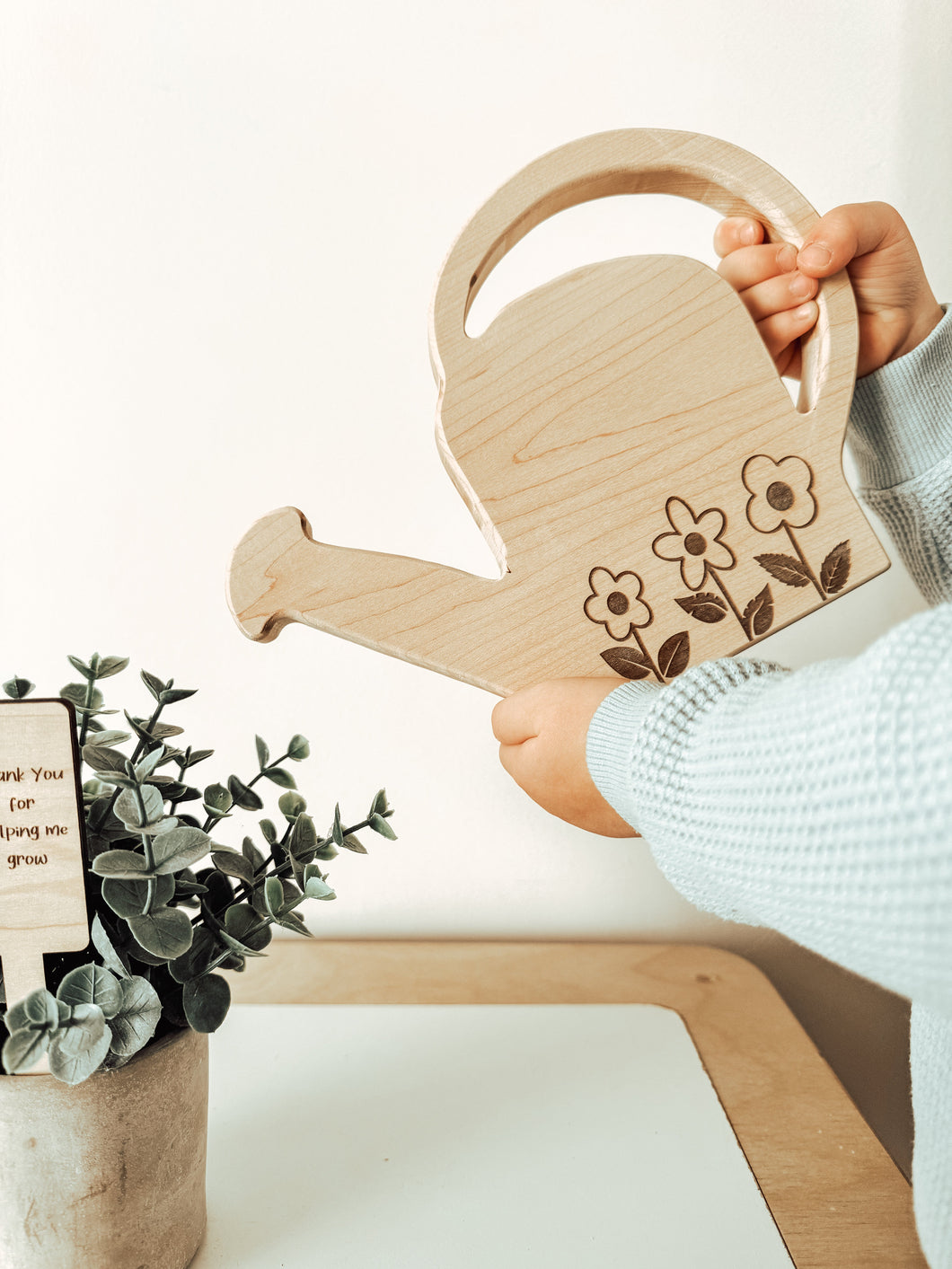 Wooden Play Watering Can