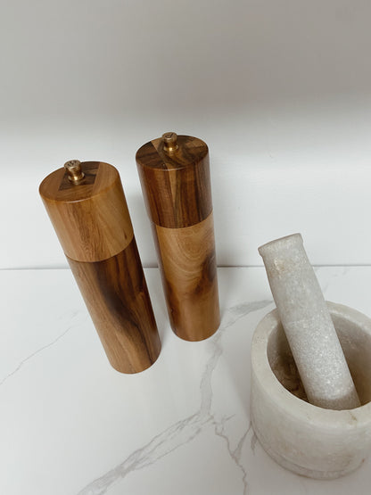 Acacia Wood Salt & Pepper Grinder