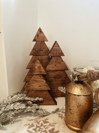 Rustic Wooden Christmas Trees