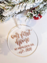 Load image into Gallery viewer, Custom Round Christmas Ornament

