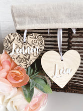 Load image into Gallery viewer, Heart 3D Name Tag - Valentine Name Tag
