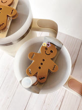 Load image into Gallery viewer, Tumbler Christmas Gingerbread Plate | H2.0 Name Plate

