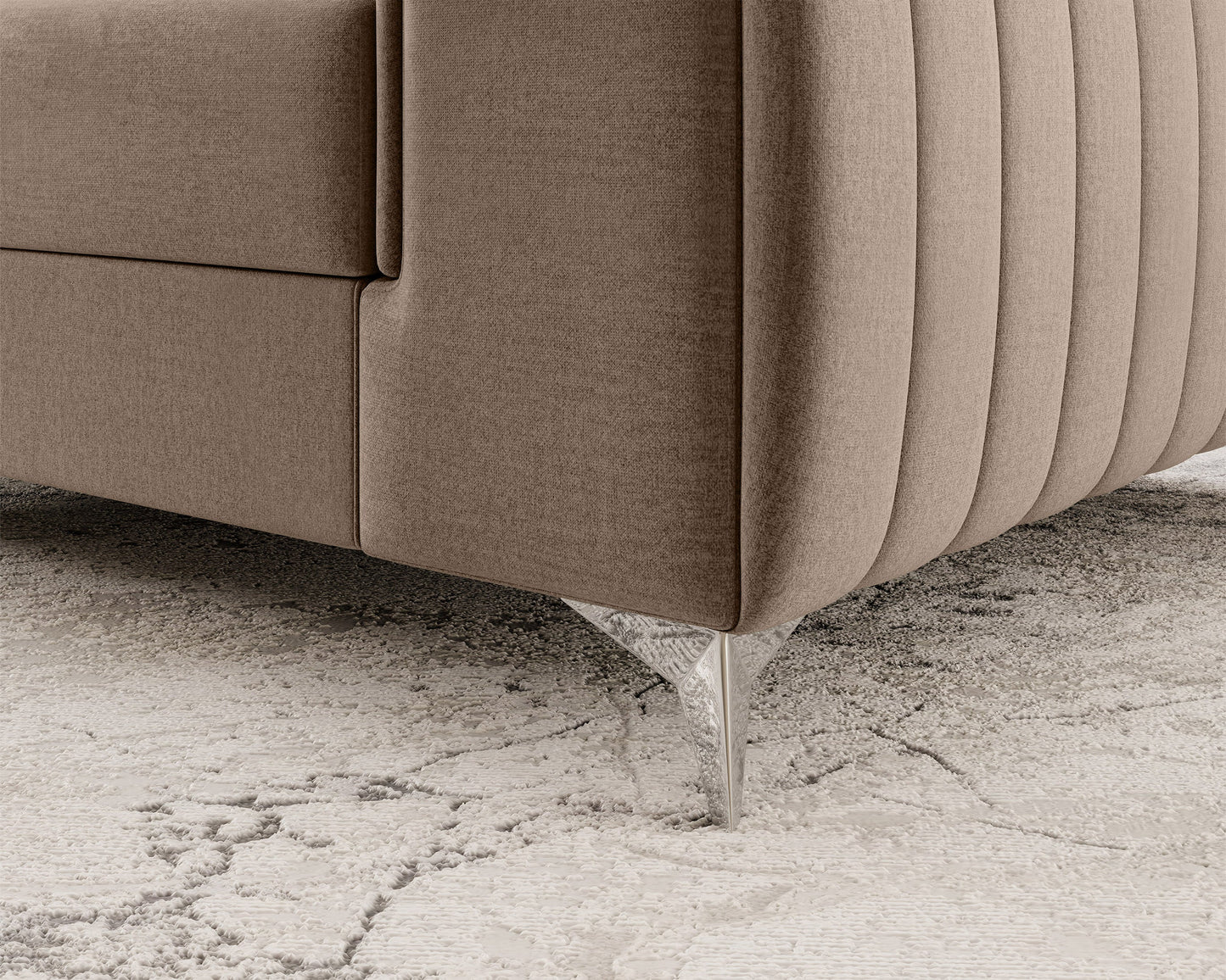 Laurence Modern Accent Chair - Beige