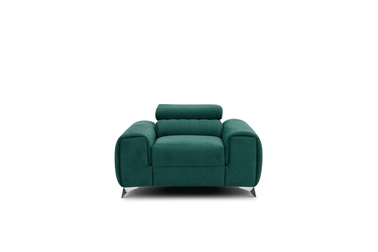 Laurence Modern Accent Chair - Teal Green