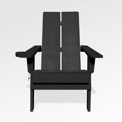 Modern 2-Panel Folding Adirondack Chair