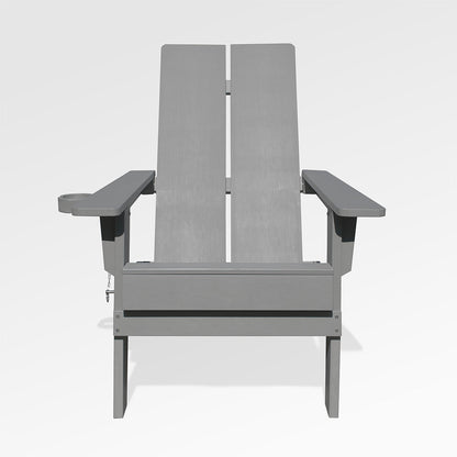 Modern 2-Panel Folding Adirondack Chair