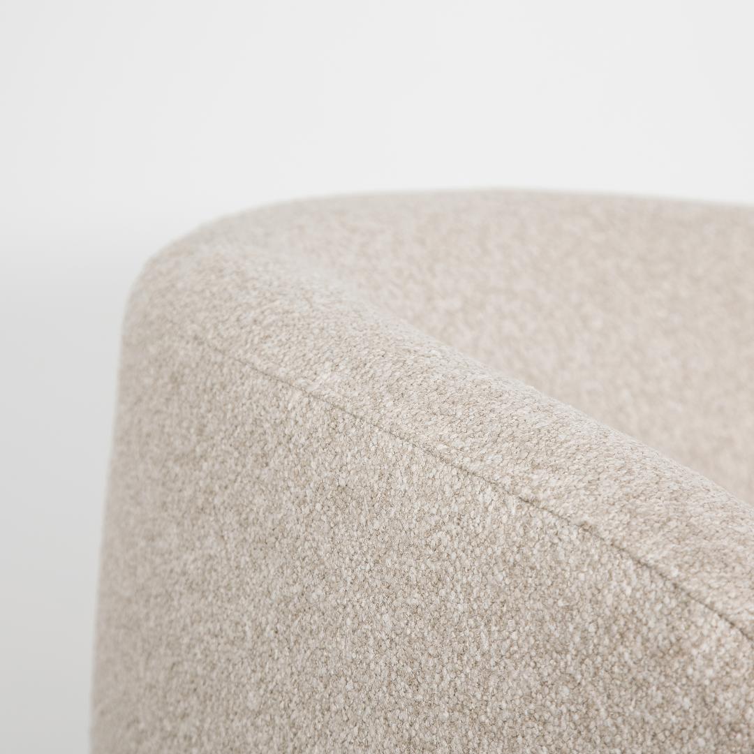 Aspen Swivel Chair - Beige Buff