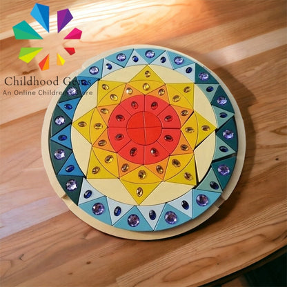 Wooden Mandala Sun
Stacking Toy