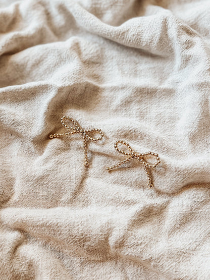 The Nina Bow Earrings