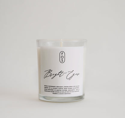 Bright Eyes Essential Oil Candle - Peppermint, Bergamot, Juniper Berry & Balsam