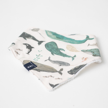 Bandana Bib (Whale Song)