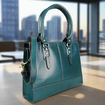 The Signature 15" Bag, Bottle Green