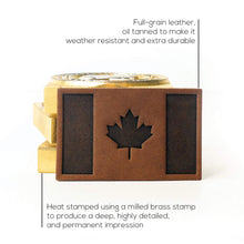 Load image into Gallery viewer, Canada Flag Leather Patch Hat
