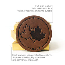 Load image into Gallery viewer, Canada Strong and Free Leather Patch Hat
