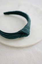 Load image into Gallery viewer, Deep Forest Rib Knit Headband
