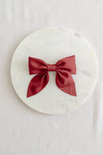 Load image into Gallery viewer, Red Matte Satin Bow
